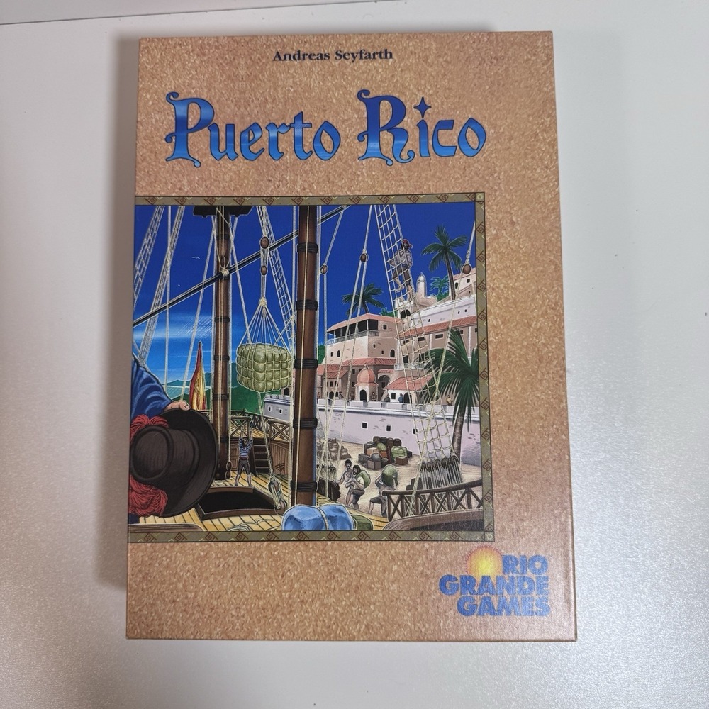 Puerto Rico Strategy Board Game by Andreas Seyfarth Rio Grande Games 2002 New